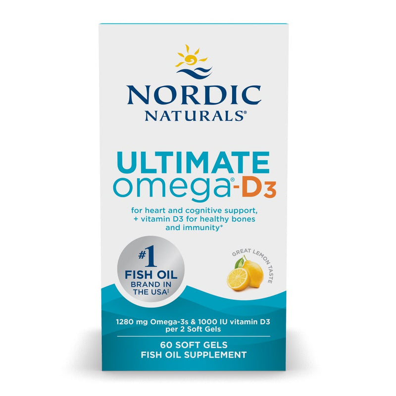 Nordic Naturals Ultimate Omega-D3 120 softgels