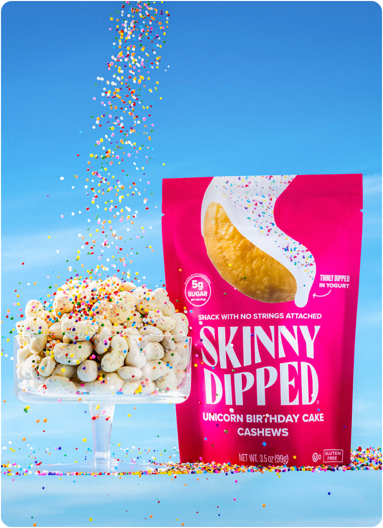 SkinnyDipped Cashews, 3.5 oz