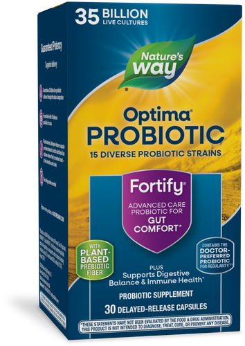 Nature's Way Fortify Optima Probiotic, 30 Delayed Release Capsules