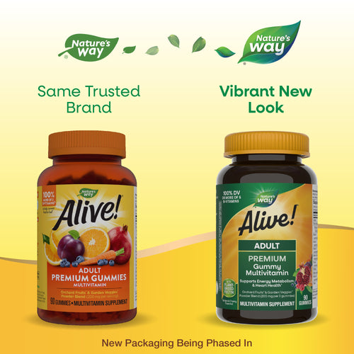 Nature's Way Alive! Adult Premium Gummy Multivitamin, 90 gummies