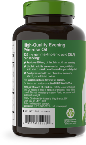 Nature's Way Evening Primrose Oil, Max Strength 120 softgels