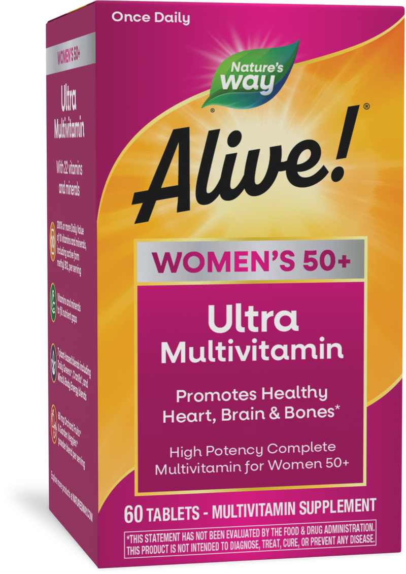Nature's Way Alive! Women's 50+ Ultra Multivitamin, 60 tablets