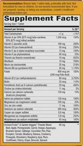 Nature's Way Alive! Women's 50+ Ultra Multivitamin, 60 tablets