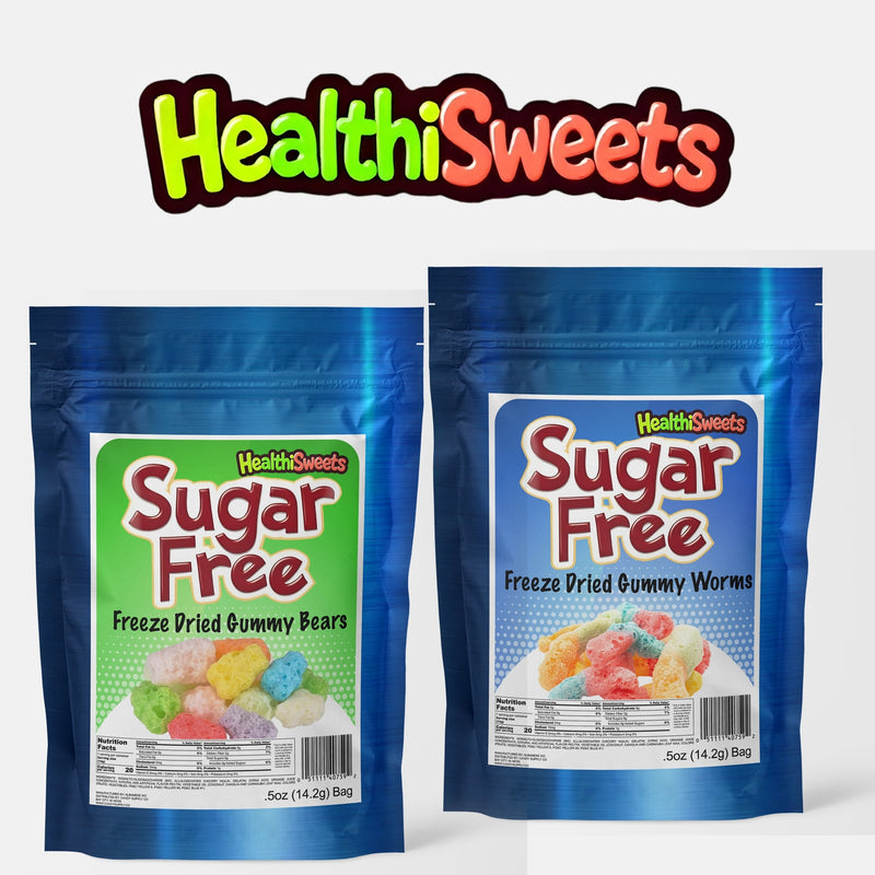 HealthiSweets Sugar Free Freeze-Dried Gummy Candy