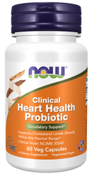 NOW Clinical Heart Health Probiotic, 60 Veg Capsules