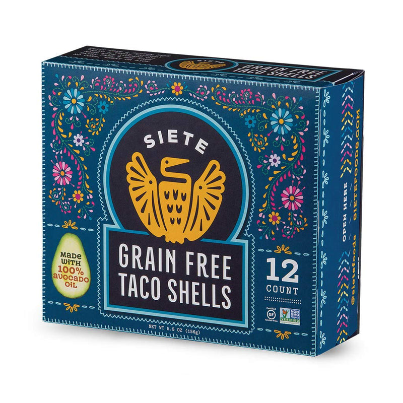 Siete Foods Grain Free Taco Shells 5.5 oz