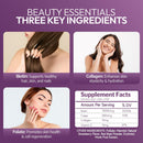 EZ VITAMINS Dissolvable Oral Beauty Strips - Hair, Skin, & Nails