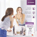 EZ VITAMINS Dissolvable Oral Beauty Strips - Hair, Skin, & Nails