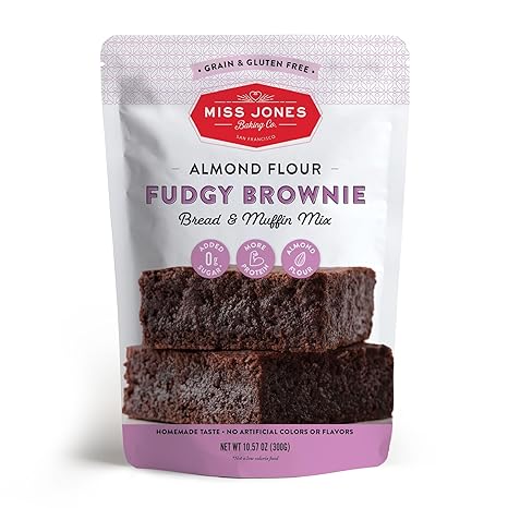 Miss Jones Baking Co. Keto & Paleo Fudgy Brownie Baking Mix 10.57 oz