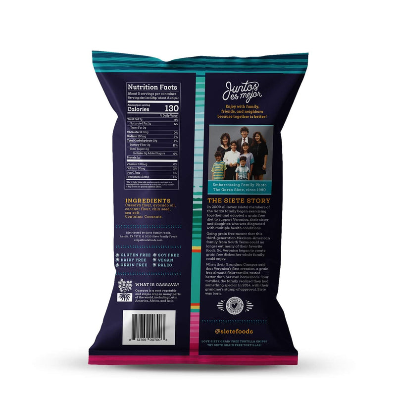 Siete Foods Grain Free Tortilla Chips