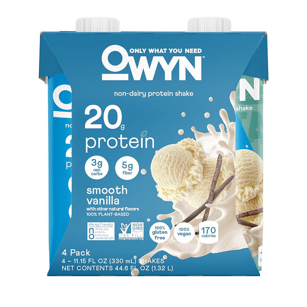 OWYN 20g Non-Dairy Plant Protein Snack Shake