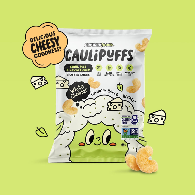 CauliPuffs Gluten Free Cauliflower Puffed Snacks