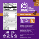 IQBar Vegan and Keto Protein Bars - Almond Butter Chip