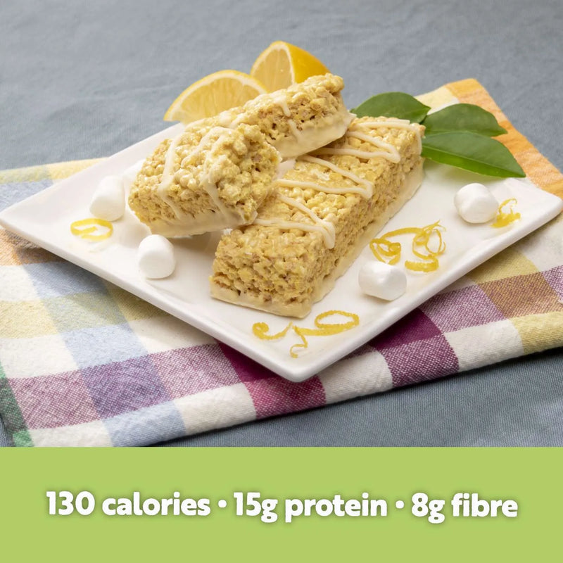 Inspire 15g Protein & Fiber Bars by Bariatric Eating - Fluffy Lemon Crisp