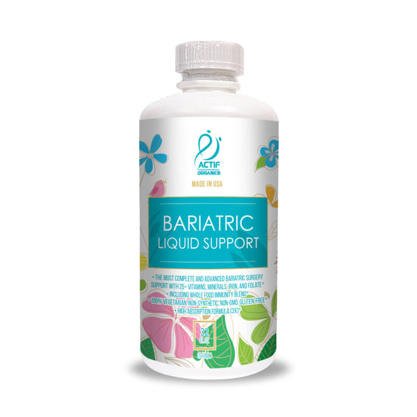 Actif Organic Bariatric Liquid Support with 25+ Organic Vitamins & Minerals