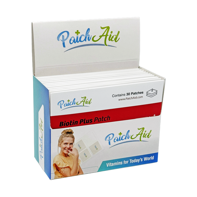 Biotin Plus Vitamin Patch for Hair, Skin, and Nails by PatchAid