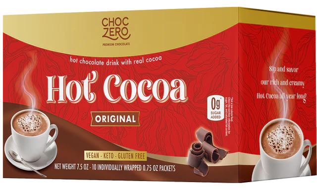 ChocZero Hot Cocoa , 7.5 oz (10 packets)