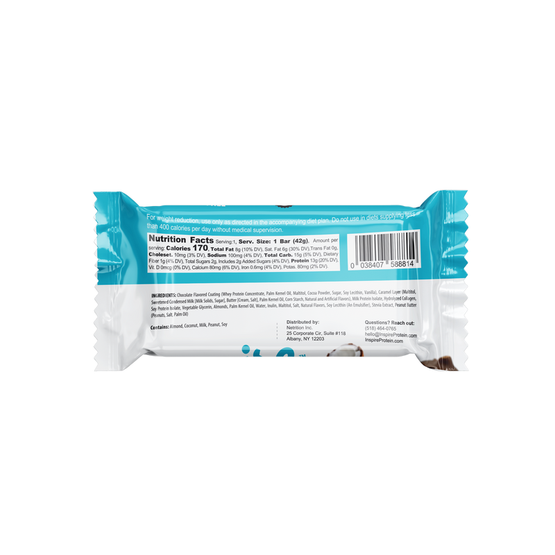 Inspire High Protein Bars by Bariatric Eating