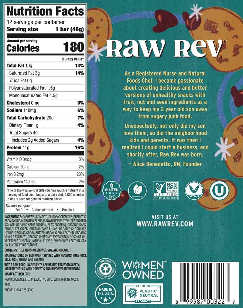 Raw Revolution Raw Rev Glo Bars