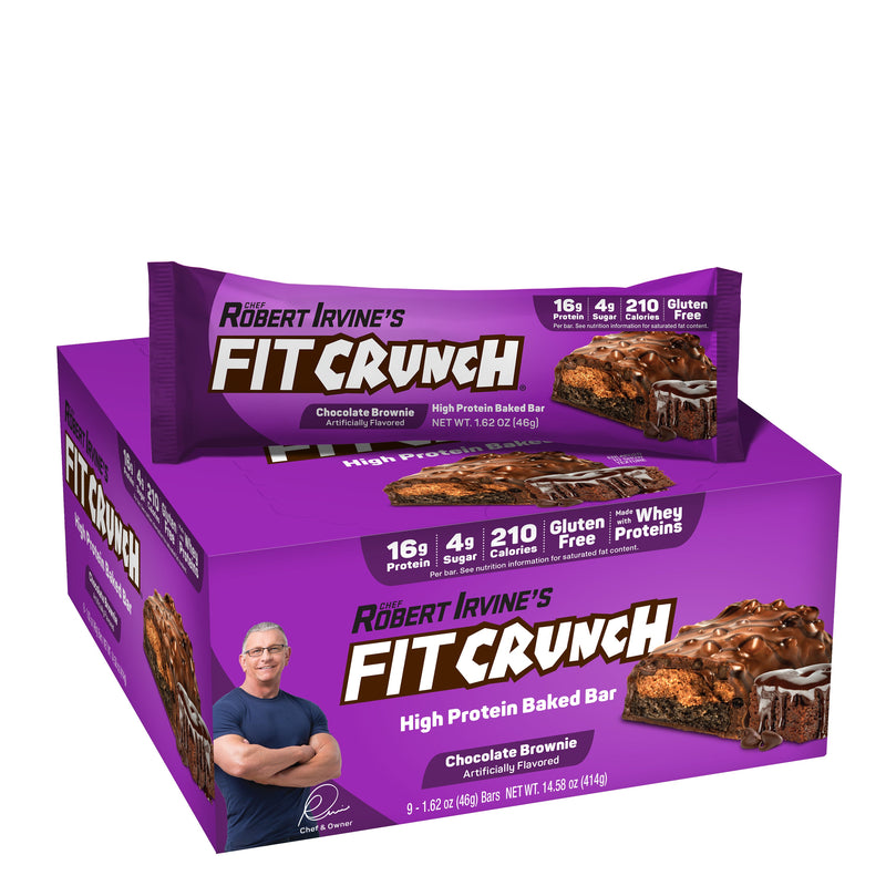 Robert Irvine's Fit Crunch Snack Size Whey Protein Baked Bar