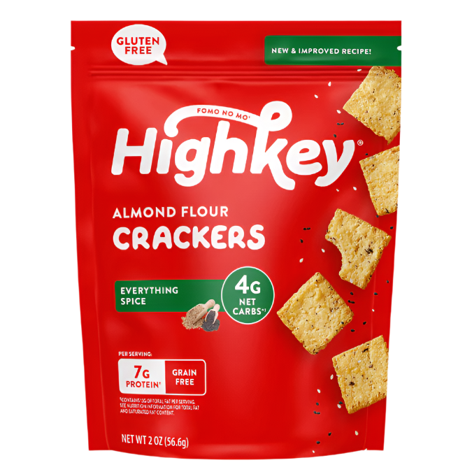 HighKey Snacks Almond Flour Crackers 2 oz