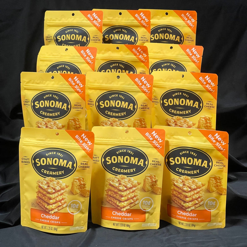 Sonoma Creamery Cheddar Crisps 2.25 oz