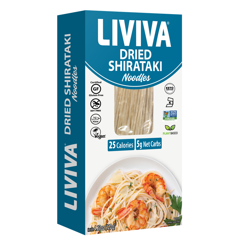 Liviva Dried Shirataki Noodles, One Box