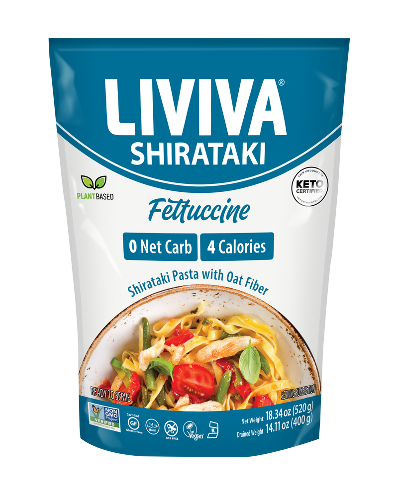 Liviva Organic Shirataki Pasta with Oat Fiber