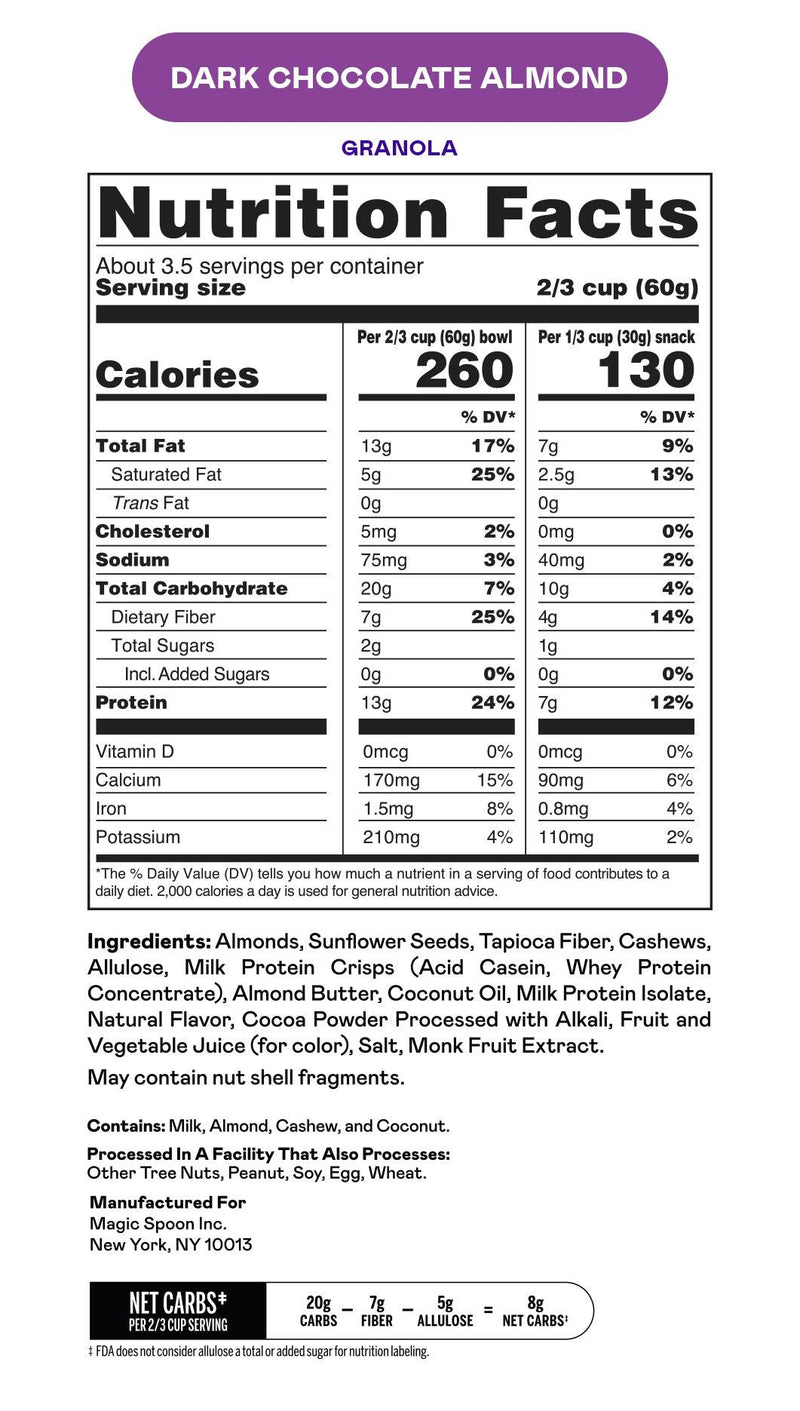 Magic Spoon Grain Free Protein Granola, 8 oz