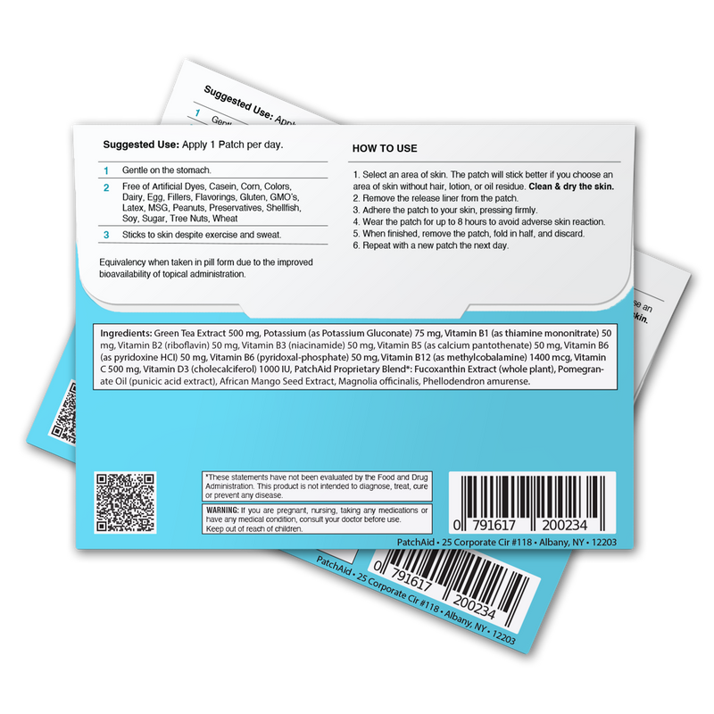 Metabolism Plus Topical Patch by PatchAid