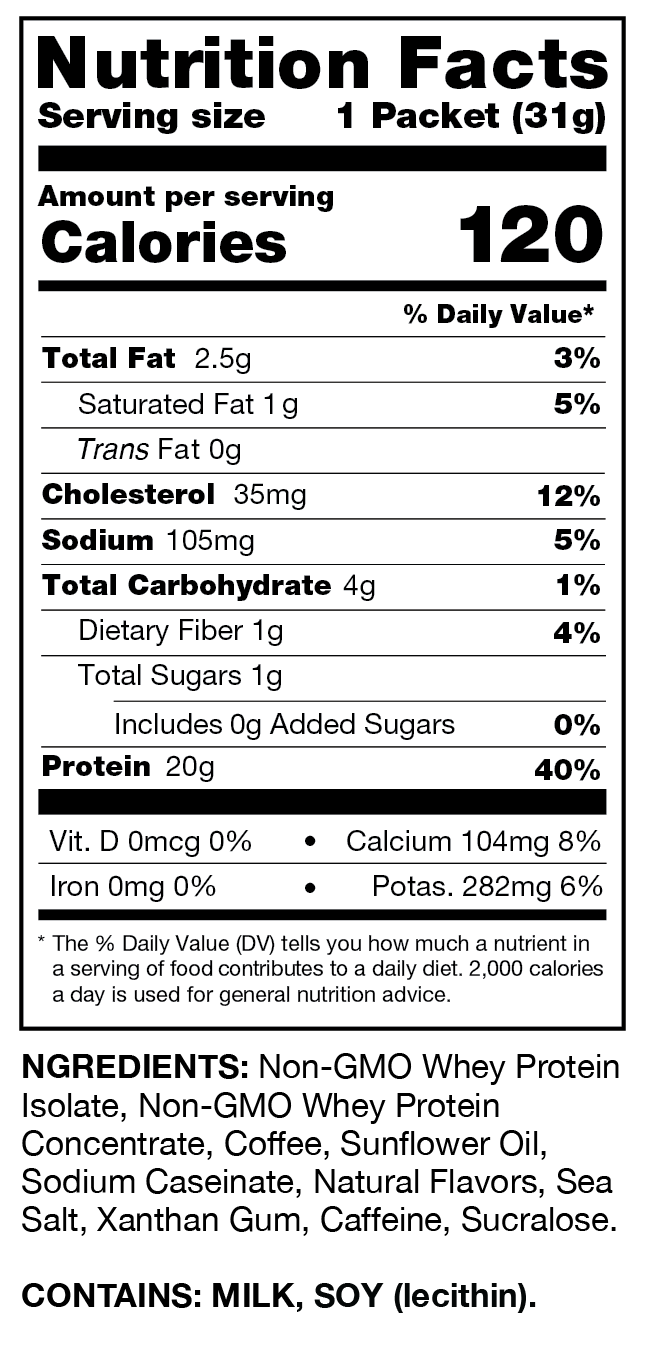 Chike Nutrition High Protein Iced Coffee Single Packets