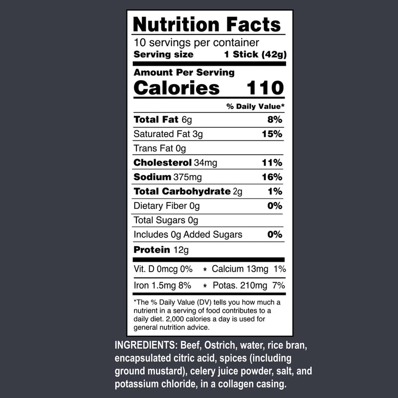 OSTRIM 100% Grass-Fed Meat Stick