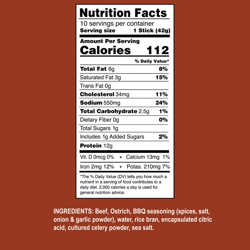 OSTRIM 100% Grass-Fed Meat Stick