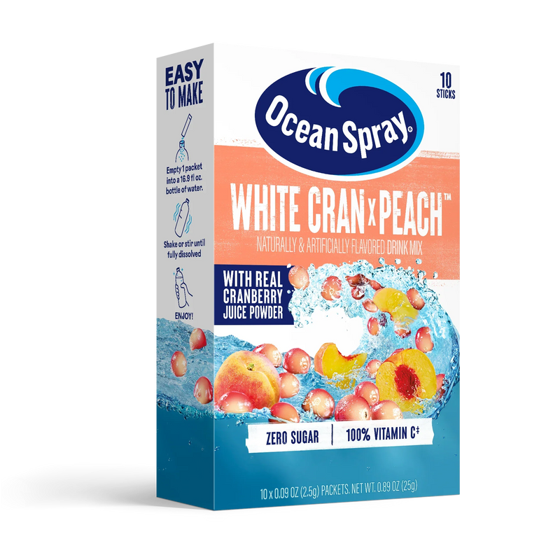 Ocean Spray Zero Sugar Drink Mix, 10 packets