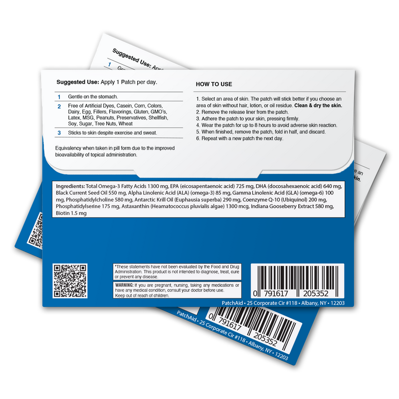 Omega-3 Vitamin Patch by PatchAid