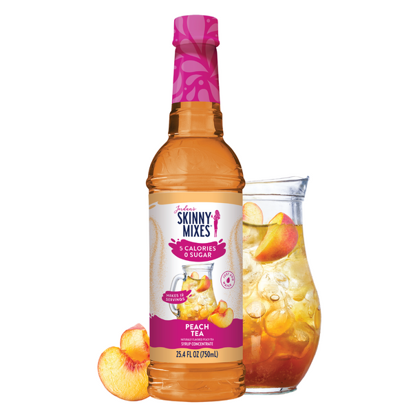Jordan's Skinny Syrups Sugar Free Peach Tea Syrup Concentrate
