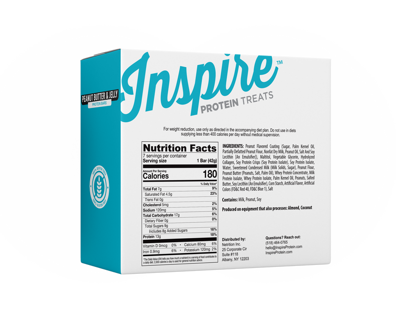 Inspire High Protein Bars by Bariatric Eating