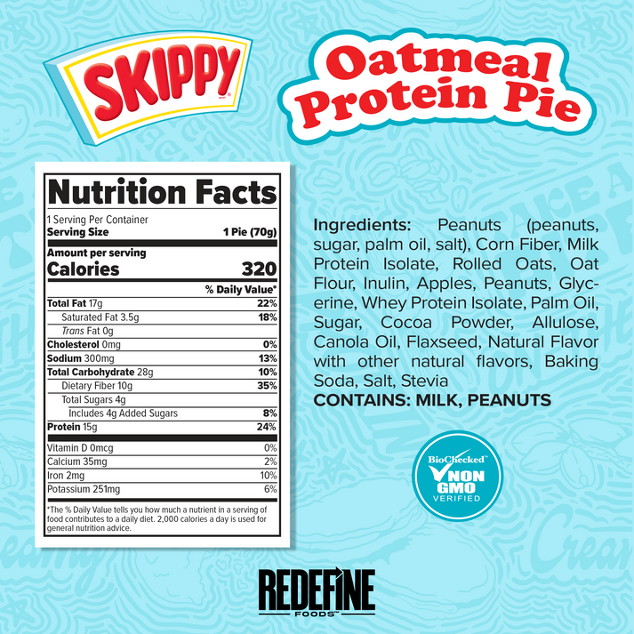 Redefine Oatmeal Protein Pie