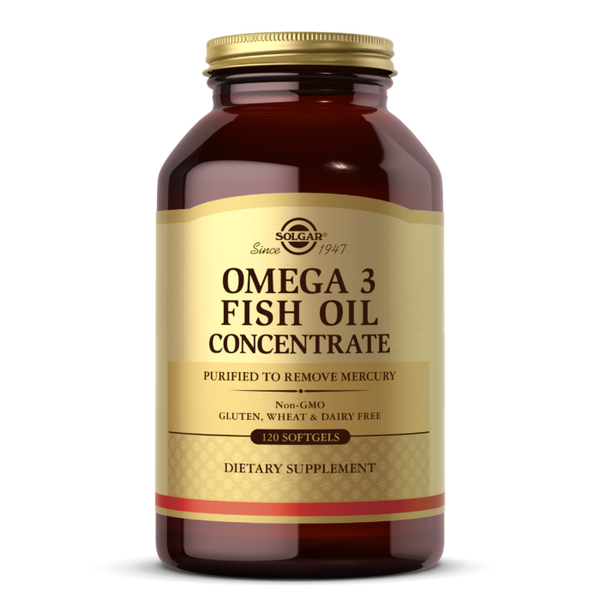 Solgar® Omega-3 Fish Oil Concentrate - Purified to Remove Mercury