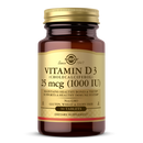 Solgar Vitamin D3 (Cholecalciferol) 25mcg (1000 IU) Tablets
