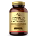 Solgar® Vitamin D3 (Cholecalciferol) 10mcg (400 iu) Softgels