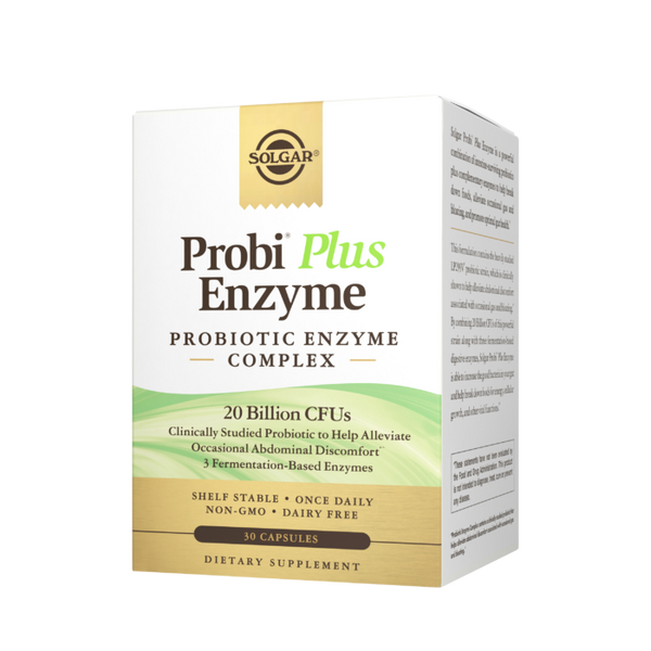 Solgar® Probi Plus Enzyme 20 Billion CFUs - 30 Capsules