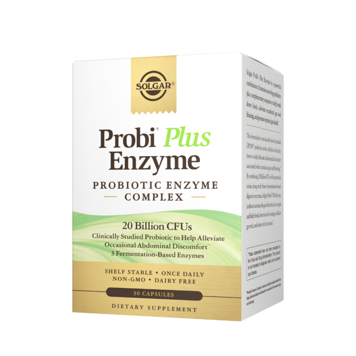 Solgar® Probi Plus Enzyme 20 Billion CFUs - 30 Capsules