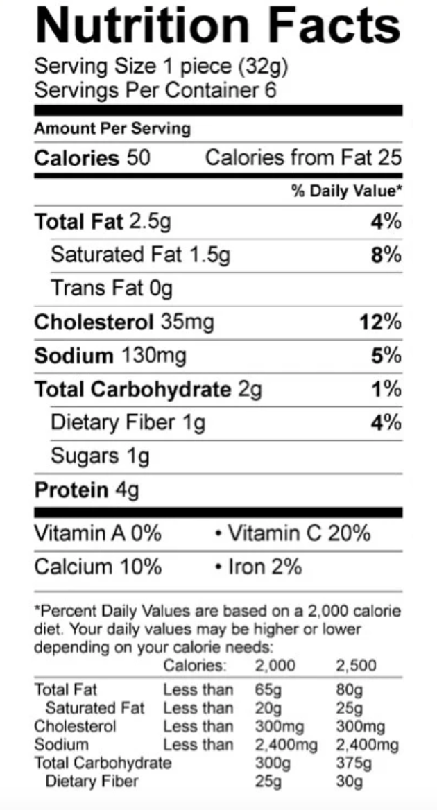 Outer Aisle Cauliflower Sandwich Slices