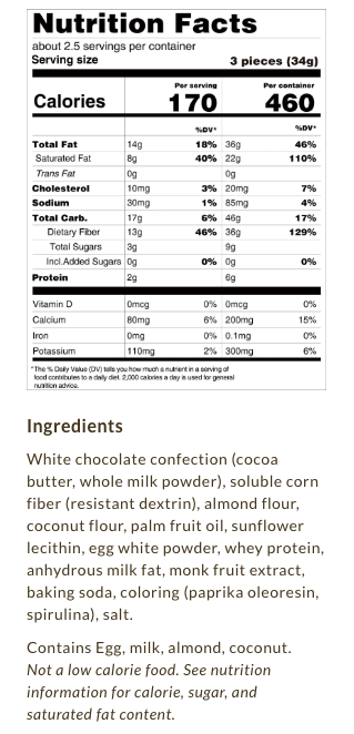 ChocZero Keto Bark