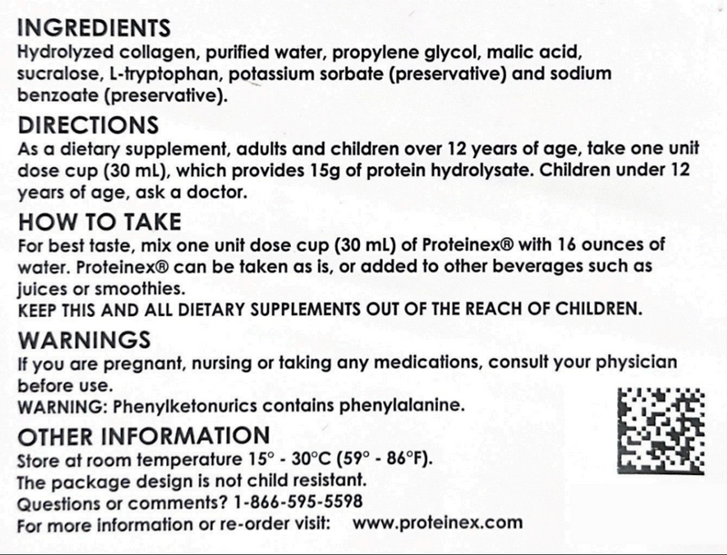 Proteinex 18g Liquid Protein