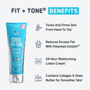 SteelFit Fit + Tone Body Firming and Contouring Lotion, 8 fl oz