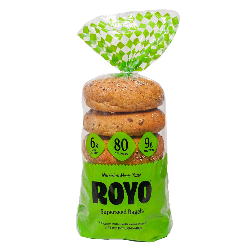 Royo Bread Co Low Carb New York Bagels