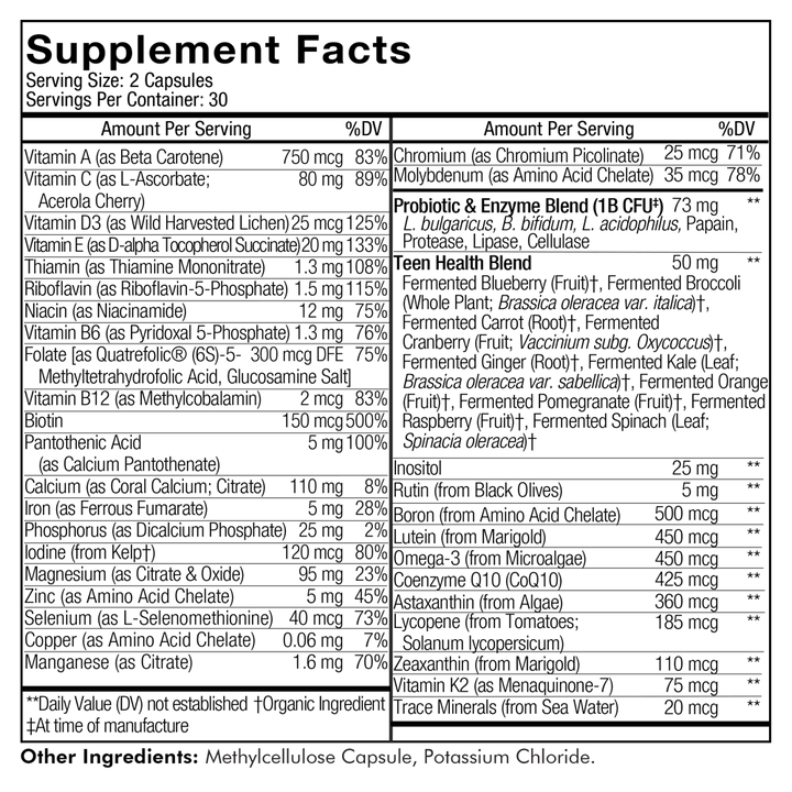 Teen's Daily Multivitamin by Codeage