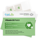 Vitamin D3 with K2 Vitamin Patch by PatchAid